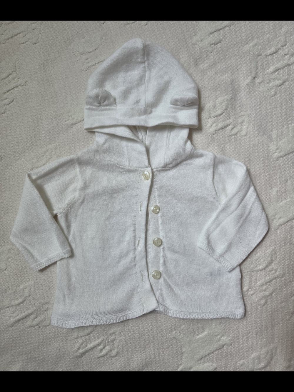 Nordstrom Baby Hooded Cotton Cardigan- Newborn